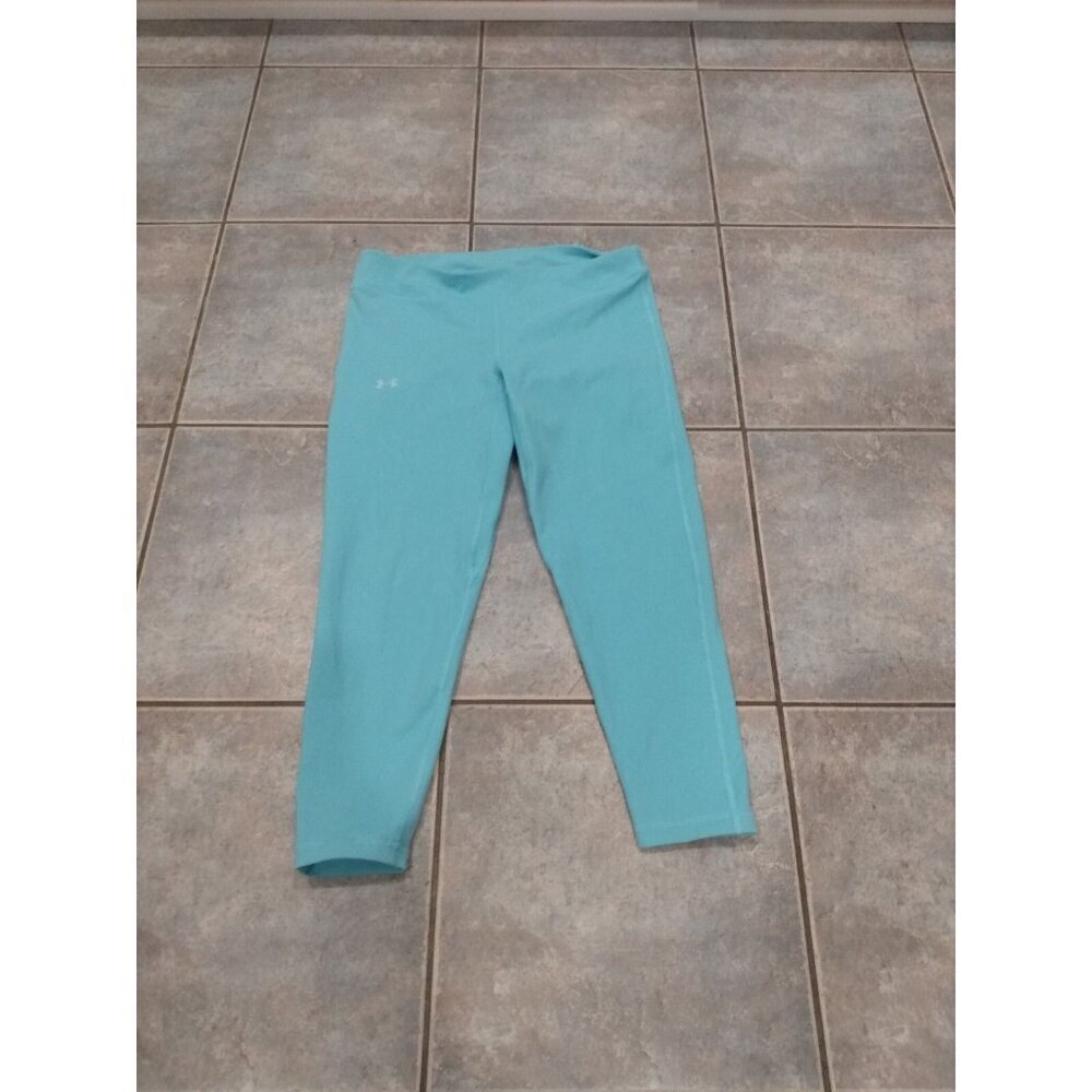 NWT Youth Girls Under Armour Fitted Track Pants Athletic Yoga Large Joggers